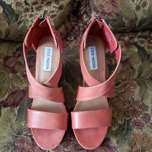 Steve Madden high wedge sandals